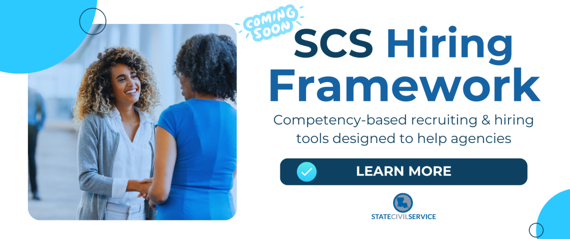 SCS Hiring Framework - Coming Soon!